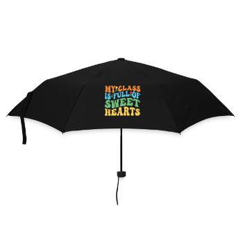 My Class Is Full Of Sweethearts - Umbrella (small) - black - Front