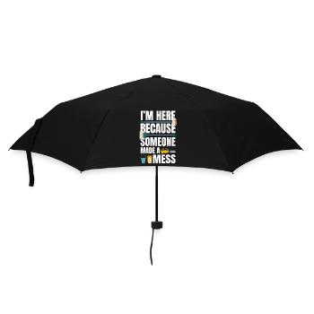 Drôle de ménage - Parapluie standard - noir - Devant