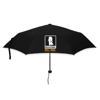 When in doubt call Paul - Umbrella (small) - black - Front