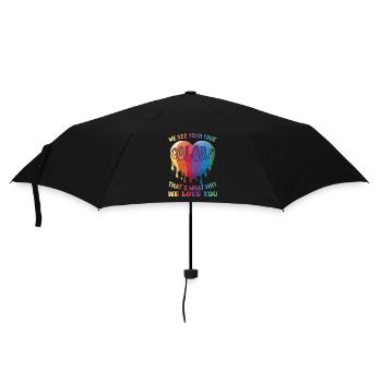 LGBT Parents Family Pride Month - Umbrella (small) - black - Front