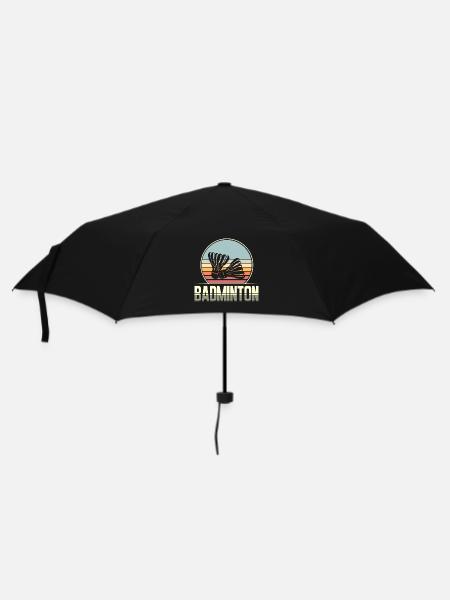 Badminton - Regenschirm (klein) - Schwarz