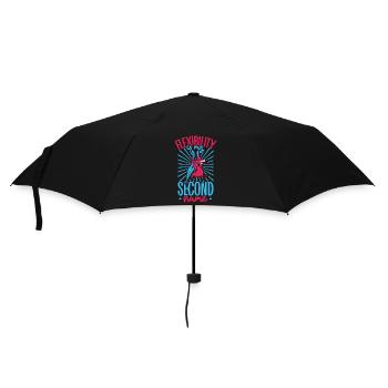 Flamingo chez Aerial Silks - Parapluie standard - noir - Devant