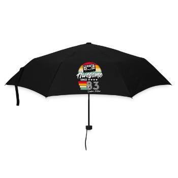 Original 1983 Vintage Cadeau d’anniversaire Rétro - Parapluie standard - noir - Devant
