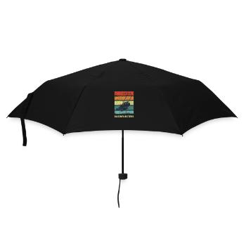 Rasen mähen Rasenflüsterer - Regenschirm (klein) - Schwarz - Vorne
