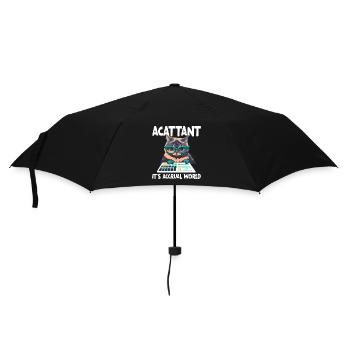 Buchhalter arbeiten ihr Vermögen ab - Regenschirm (klein) - Schwarz - Vorne
