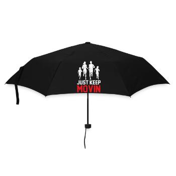 Never stand still - Umbrella (small) - black - Front