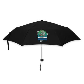 Mosasaurus Urzeit Dino Kinder Spruch Geschenk - Regenschirm (klein) - Schwarz - Vorne