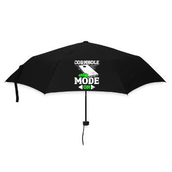 Mode Cornhole activé - Parapluie standard - noir - Devant
