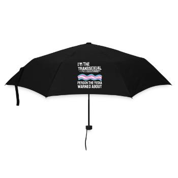 Transsexual Gay Pride LGBTQ Gift Transgender - Umbrella (small) - black - Front