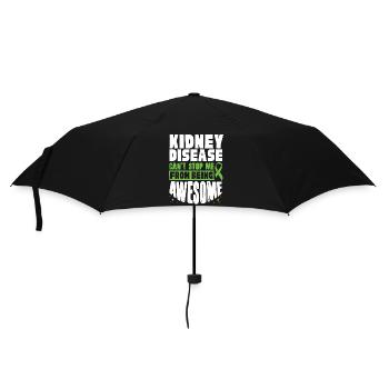 Bewusstsein Für Nierenerkrankungen, Niere - Regenschirm (klein) - Schwarz - Vorne