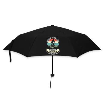 Vélo Je ne m’écrase pas Je fais Vélo rétro Cycliste - Parapluie standard - noir - Devant