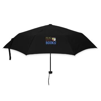 Lire plus de livres - Parapluie standard - noir - Devant
