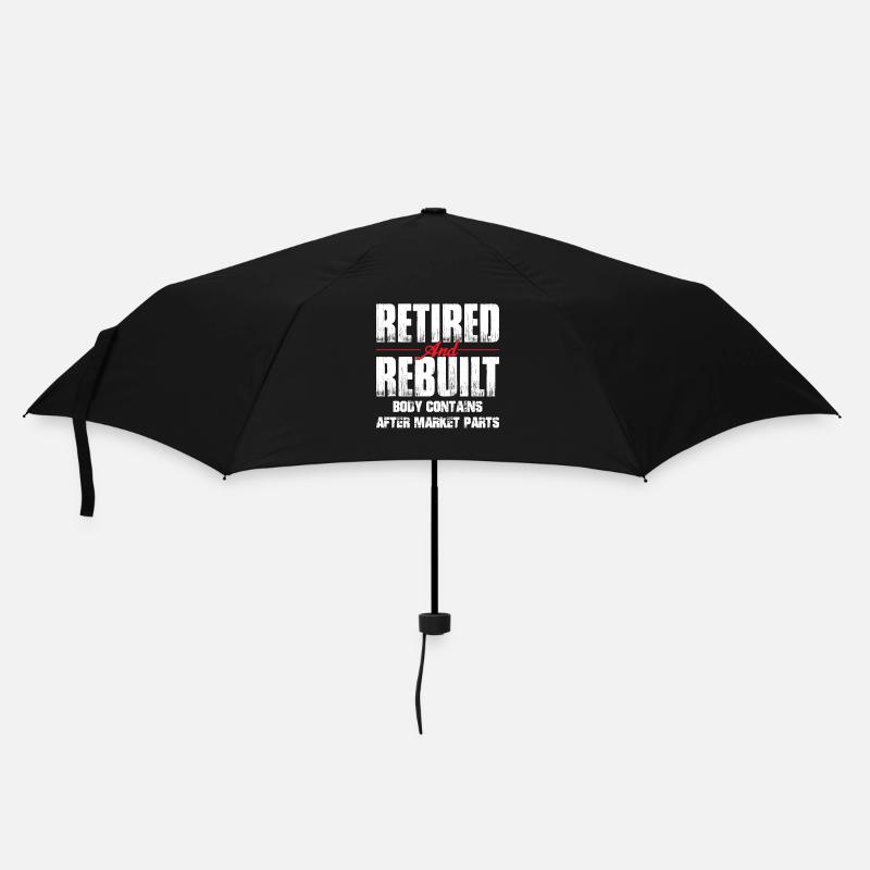 Retired Rebuilt Hip Replacement Surgery Recovery - Umbrella (small) - black