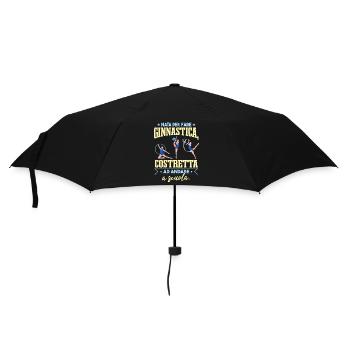 Né pour faire de la gymnastique - Parapluie standard - noir - Devant