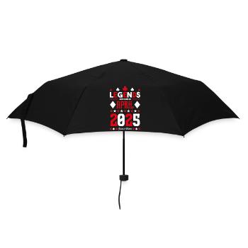 Birthday gift April 2025. card games. - Umbrella (small) - black - Front
