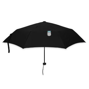 Knitting Wrinkled Pocket Knitting - Umbrella (small) - black - Front