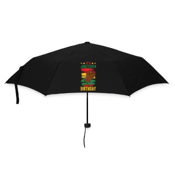 C’est Juneteenth et mon anniversaire 1865 Black - Parapluie standard - noir - Devant