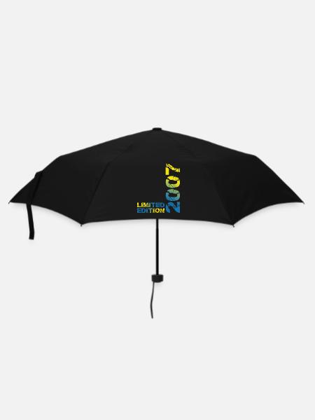 2007 Limited Edition Geburtstag Geschenk Frau Mann - Regenschirm (klein) - Schwarz