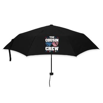 L’équipage du cousin 4 juillet Amérique patriotique - Parapluie standard - noir - Devant
