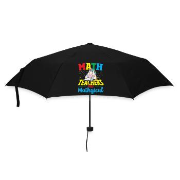 Math Teachers Are Mathgical Math Teacher - Umbrella (small) - black - Front