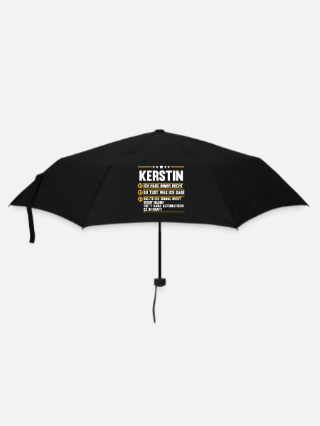 Kerstin - Regenschirm (klein) - Schwarz