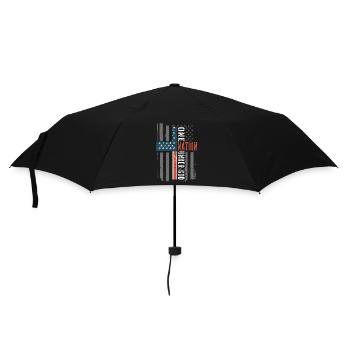 Une nation sous le drapeau américain - Parapluie standard - noir - Devant