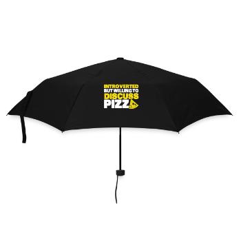 Introverti Cadeau Sarcastique Introverti - Parapluie standard - noir - Devant