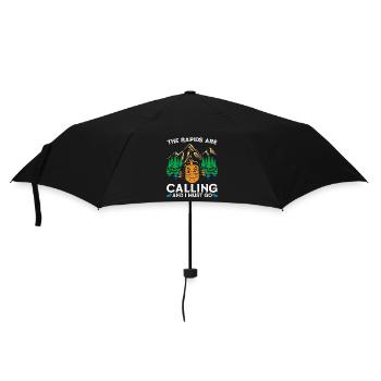 Rafting The Rapids Are Calling White Water Rafting - Umbrella (small) - black - Front
