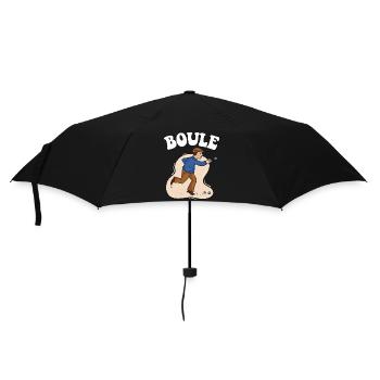 Boules player Boules ball for Bouler Petanque Boule - Umbrella (small) - black - Front