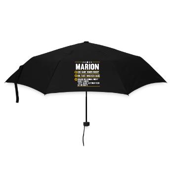 Marion - Regenschirm (klein) - Schwarz - Vorne