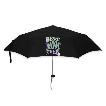 BEST MOM EVER - Umbrella (small) - black - Front