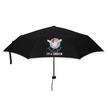 Je suis un poulet - Parapluie standard - noir - Devant