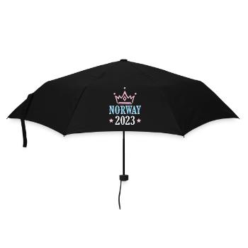 Norwegen 2023 - Regenschirm (klein) - Schwarz - Vorne