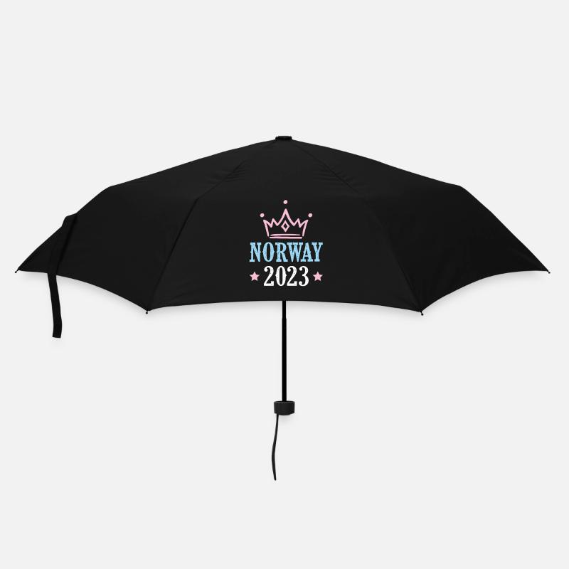 Norwegen 2023 - Regenschirm (klein) - Schwarz