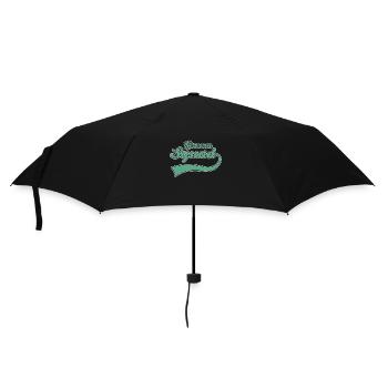 Bräutigam groom JGA - Regenschirm (klein) - Schwarz - Vorne