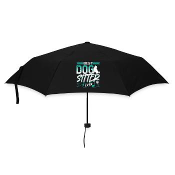 Bester Hundesitter Aller Zeiten Hund Dog Sitting - Regenschirm (klein) - Schwarz - Vorne