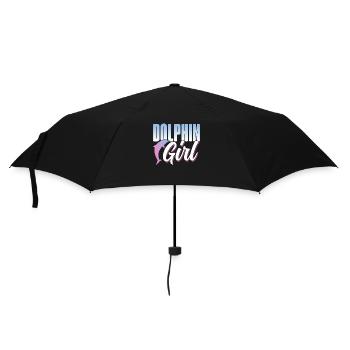 Dolphin Girl Dolphin Dolphin Lovers Dolphins - Umbrella (small) - black - Front