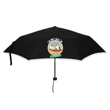 classic not old - I'm not old I'm classic - Umbrella (small) - black - Front