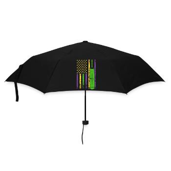 American Sports Flag Cricket Bat - Umbrella (small) - black - Front