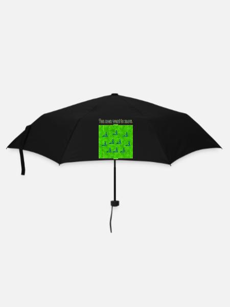 Ten Men Went To Mow - Umbrella (small) - black