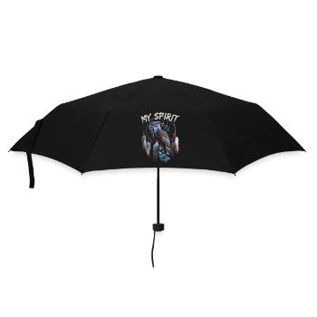 My Spirit für einen Esoteriker Esoterikerin - Regenschirm (klein) - Schwarz - Vorne