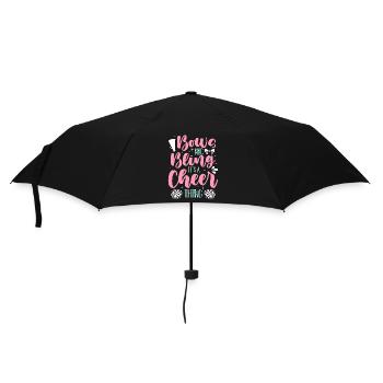 Cheerleading s’incline et bling c’est une acclamation - Parapluie standard - noir - Devant