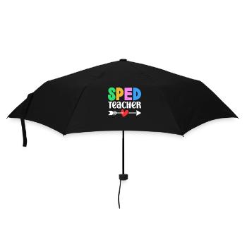 Lehrer Für Sonderpädagogik Sonderpädagoge Beruf - Regenschirm (klein) - Schwarz - Vorne