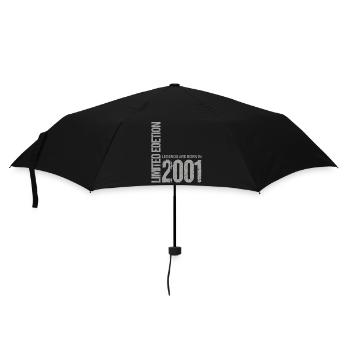 22. Geburtstag Damen Herren 22 Jahre 2001 Lustig - Regenschirm (klein) - Schwarz - Vorne