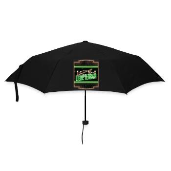 witzig lieblingshund humor hundehalter - Regenschirm (klein) - Schwarz - Vorne