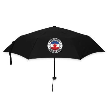 Jugoslavija Yugoslavia Jugo Tito SFRJ Jugoslawien - Regenschirm (klein) - Schwarz - Vorne