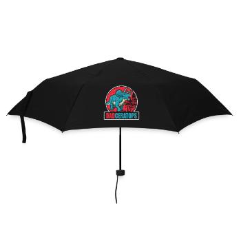 Dadceratops Dinosaur Daddy Dino Reptile Father's Day - Umbrella (small) - black - Front