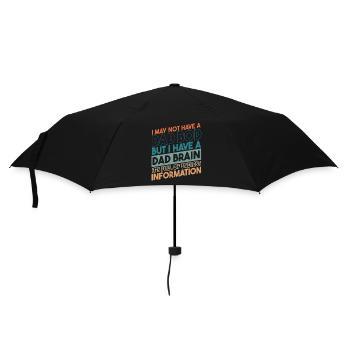 J’ai un cerveau de père - Parapluie standard - noir - Devant