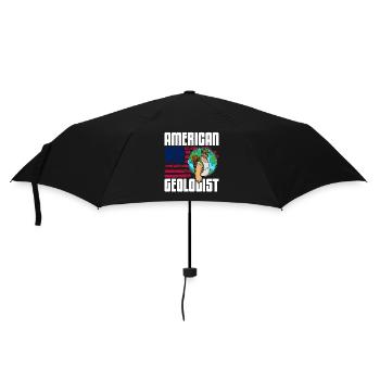 Geowissenschaftler Geologie Beruf Geologe - Regenschirm (klein) - Schwarz - Vorne