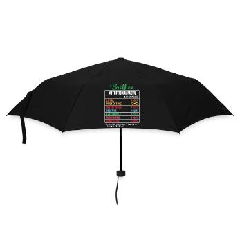Brother Nutritional Facts National Brother's Day - Umbrella (small) - black - Front